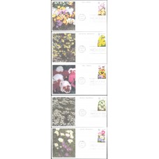 #3025-29 Winter Garden Flowers Mystic FDC Set