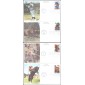 #3083-86 Folk Heroes Mystic FDC Set