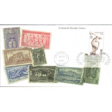 #3087 Olympic Discobolus Mystic FDC