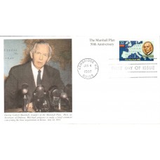 #3141 The Marshall Plan Mystic FDC