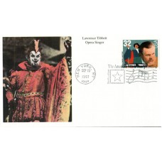 #3156 Lawrence Tibbett Mystic FDC