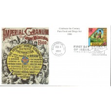 #3182f Pure Food and Drug Mystic FDC