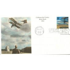 #3182g Wright Bros First Flight Mystic FDC