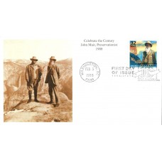 #3182j John Muir - Muir Woods Mystic FDC