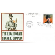 #3183a Charlie Chaplin Mystic FDC