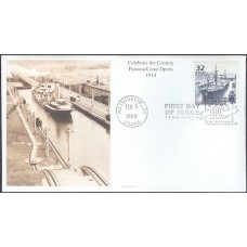 #3183f Panama Canal Mystic FDC