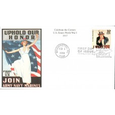 #3183i World War I Mystic FDC