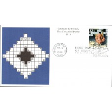 #3183l Crossword Puzzle Mystic FDC