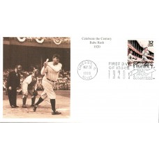 #3184a Babe Ruth Mystic FDC