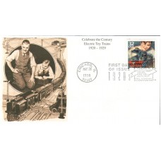 #3184d Electric Toy Trains Mystic FDC