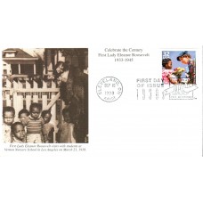 #3185d Eleanor Roosevelt Mystic FDC