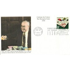 #3185o Monopoly Game Mystic FDC