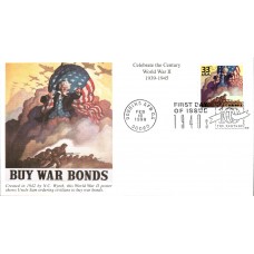 #3186a World War II Mystic FDC