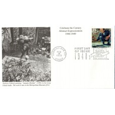 #3186h Abstract Expressionism Mystic FDC