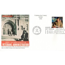 #3186i GI Bill 1944 Mystic FDC