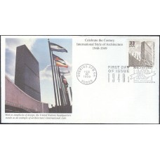 #3186k International Architecture Mystic FDC