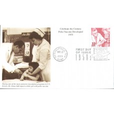 #3187a Polio Vaccine Mystic FDC