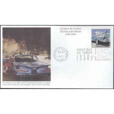 #3187g Tail Fins and Chrome Mystic FDC