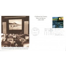 #3187i Drive-in Movies Mystic FDC