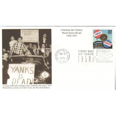 #3187j Yankees - Dodgers W. Series Mystic FDC