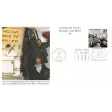 #3190d Hostages Come Home Mystic FDC