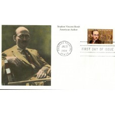 #3221 Stephen Vincent Benet Mystic FDC