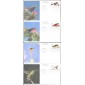 #3222-25 Tropical Birds Mystic FDC Set