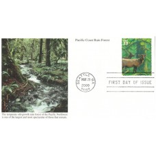 #3378e Roosevelt Elk Mystic FDC