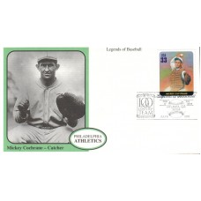 #3408g Mickey Cochrane Mystic FDC