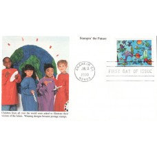 #3414 Stampin the Future Mystic FDC