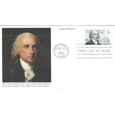 #3545 James Madison Mystic FDC