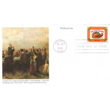 #3546 Thanksgiving Mystic FDC