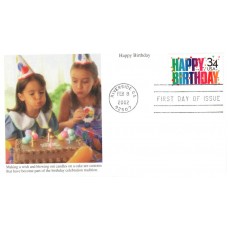 #3558 Happy Birthday Mystic FDC