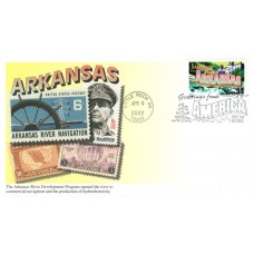 #3564 Greetings From Arkansas Mystic FDC