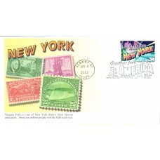 #3592 Greetings From New York Mystic FDC