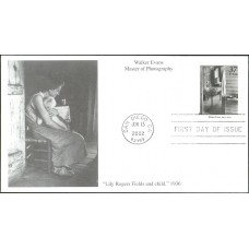 #3649m Walker Evans Mystic FDC 