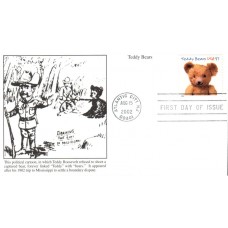 #3655 Gund Bear Mystic FDC