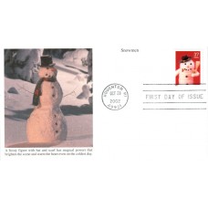 #3678 Snowman Mystic FDC