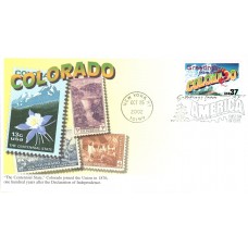 #3701 Greetings From Colorado Mystic FDC