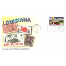 #3713 Greetings From Louisiana Mystic FDC