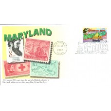 #3715 Greetings From Maryland Mystic FDC