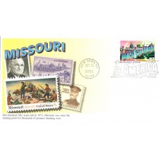 #3720 Greetings From Missouri Mystic FDC