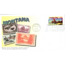 #3721 Greetings From Montana Mystic FDC