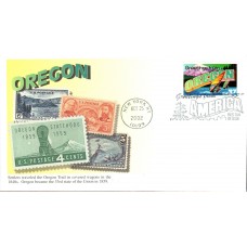 #3732 Greetings From Oregon Mystic FDC