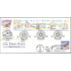 #2370 Australia Bicentennial Joint Nakano FDC