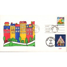 #4817 Gingerbread House Dual Nakano FDC