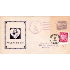 #4847 Love - Heart Dual Nakano FDC