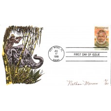 #2418 Ernest Hemingway Nathan-Marcus FDC