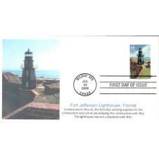 #4413 Fort Jefferson Lighthouse NBC FDC