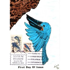 #2478 Eastern Bluebird Nichols FDC